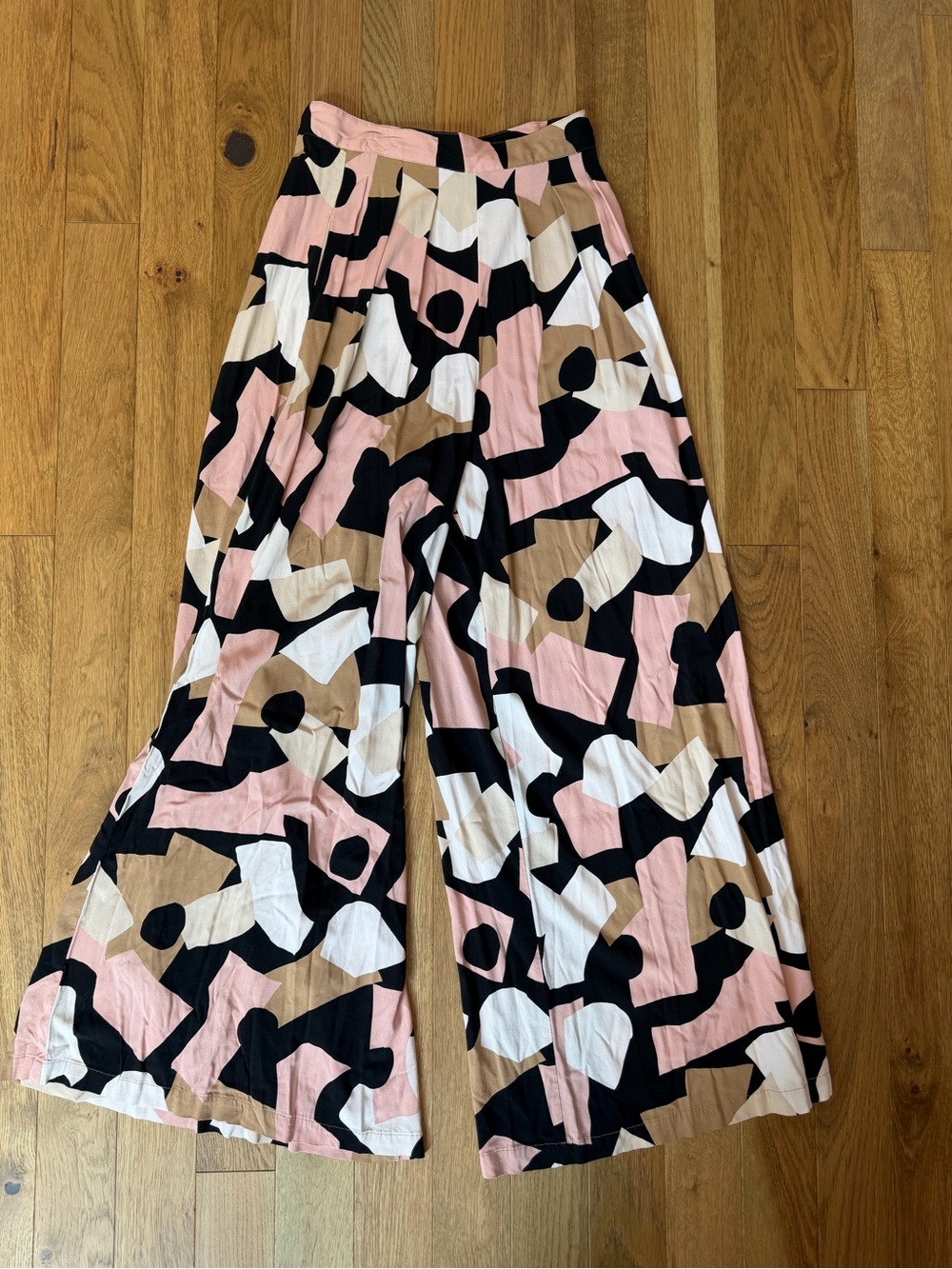 🖤 Corey Lynn Calter Abstract Print Wide Leg Pants Size XS 🖤 - Picture 7 of 15